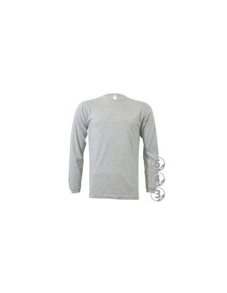 CAMISETA WAX ALGODON MANGA LARGA C/BOLSILLO