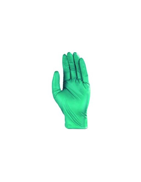 GUANTE DESECHABLE NITRILO VERDE MO5960 (Caja 100uds.)