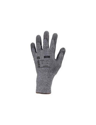 GUANTE 1CRAG PU/HPDE GRIS EN388 (4342C)