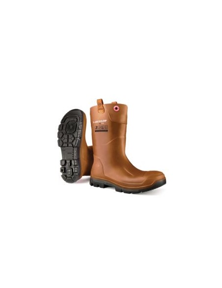 BOTA AGUA DUNLOP 9RFPO90 PU RIGAIR PRO FUR MARRON