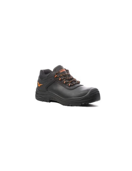 ZAPATO OPAL PIEL FLOR NEGRA S3S SR FO - METAL FREE