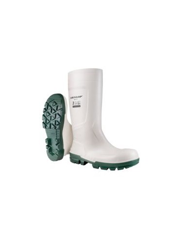 BOTA PVC BLANCA DUNLOP WORK IT SAFETY 9DWK04 S4 FO LG SR