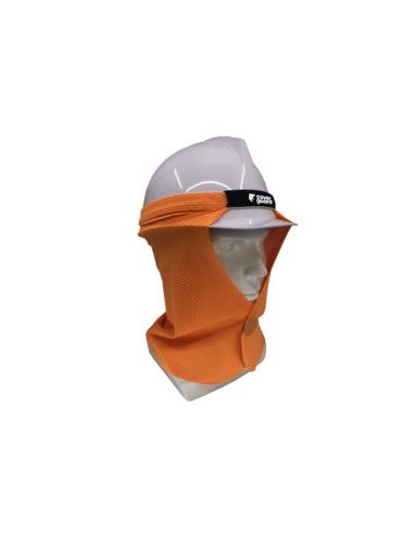 PROTECTOR SOLAR NUCA + ALMOHADILLA PARA CASCO 396-405-EN AZUL