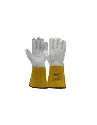 GUANTE SOLDADOR 0707018 35CM EN407(41224X) EN12477 TIPO B