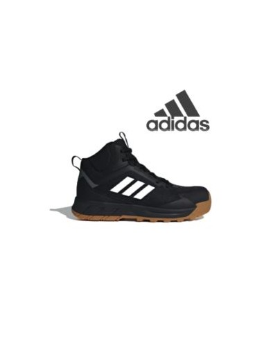 DEPORTIVO/BOTA ADIDAS TORAVA MID S3S ESD HRO NEGRO/BLANCO-BEIGE EVA/CAUCHO