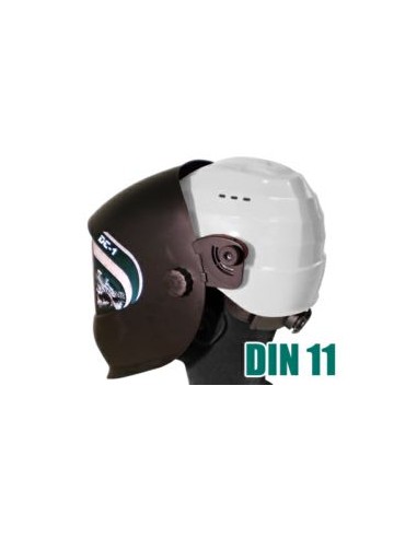 PANTALLA SOLDADOR DC1 330 DIN 11 + CASCO TERANO