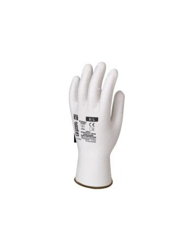 GUANTE PU BLANCO HPPE EUROCUT 6810 EN388 (4342C)
