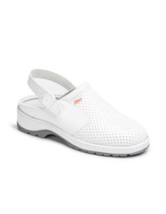 ZUECO BLANCO SEÑORA MODELO BEA-L PERFORADO DIAN