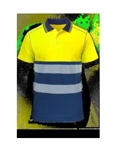 POLO DRAGO M/C BICOLOR BANDA SEG. EN471