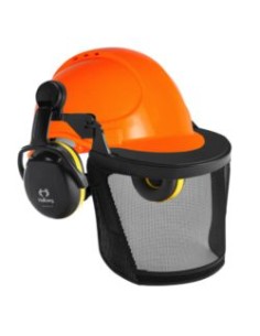 KIT FORESTAL STILO 300 NARANJA + AMORTIGUADOR RUIDO + PANTALLA