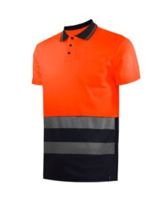 POLO 316S  BICOLOR B.SEGMENTADA100% POLIESTER M/C EN471 2