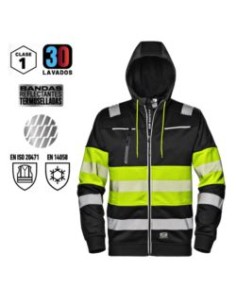 SUDADERA CONTRAST 35% ALG. 300GR B/SEGM. EN471