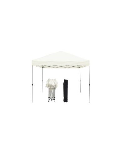 CARPA ACERO + LONA BLANCA MOD. DUPI 3x3m.
