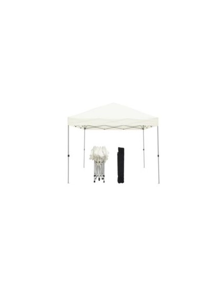 CARPA ACERO + LONA BLANCA MOD. DUPI 3x3m.