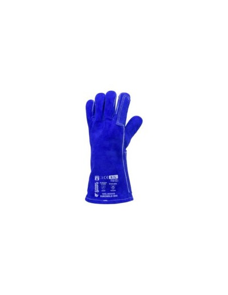 GUANTE SOLDADOR AZUL 1WEL360 EUROWELD 360 EN407(433x3x) EN388(3244x)
