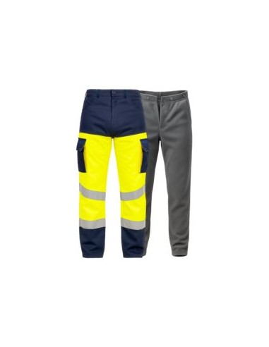 PANTALON WAVE PLUS FORRADO BICOLOR EN471 CLASE 2