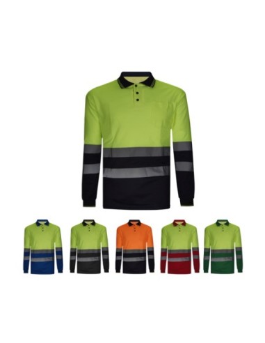 Polo PREMIUM Piqué 55% Algodón Manga Larga WR302