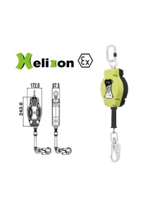 Retráctil de cable HELIXON 10m uso vertical