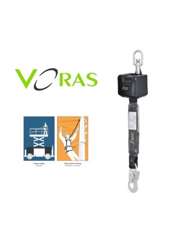 Retráctil de cinta VORAS 2,5m