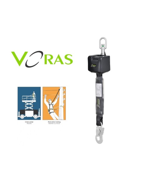 Retráctil de cinta VORAS 2,5m